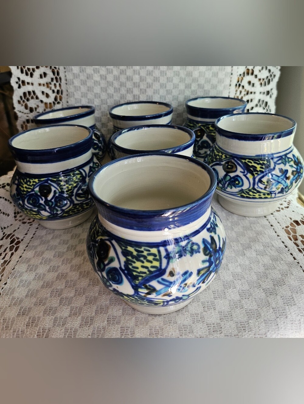 Meybod Morvarid India Pottery Cups